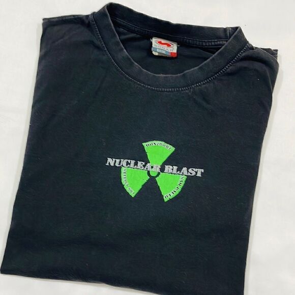Vintage Nuclear Blast Heavy Metal Short Sleeve Tee - Picture 1 of 7